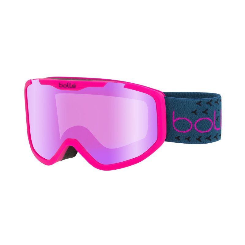 Masque de Ski/Snow Bollé Rocket Plus Matte Pink & Blue Rose Gold