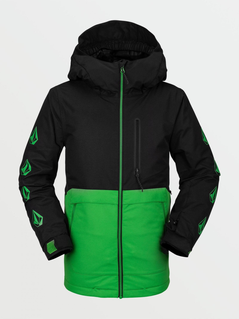 Veste de Ski/Snow Volcom Holbeck Ins Jacket Green Garçon