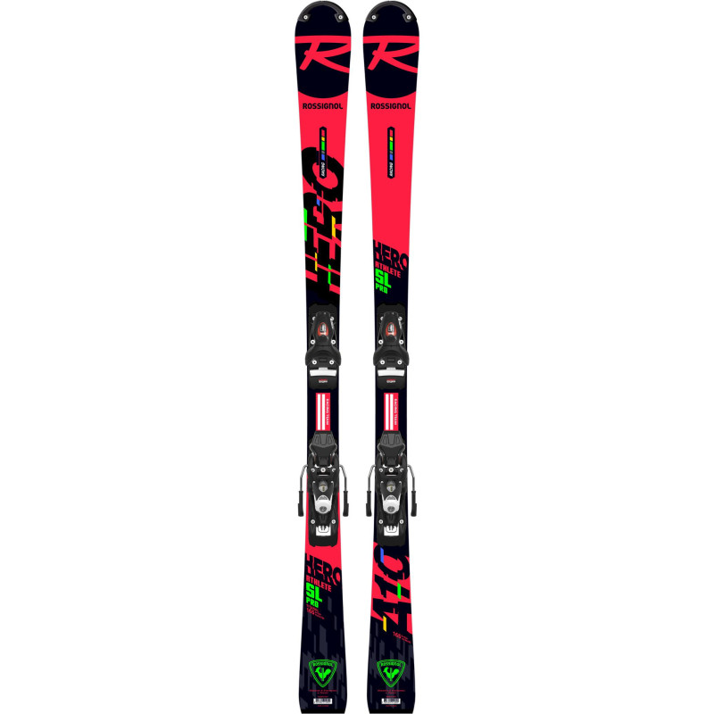 Pack Ski Rossignol Hero Athl. Sl Pro + Fixations Spx10 Gw Bi Garçon