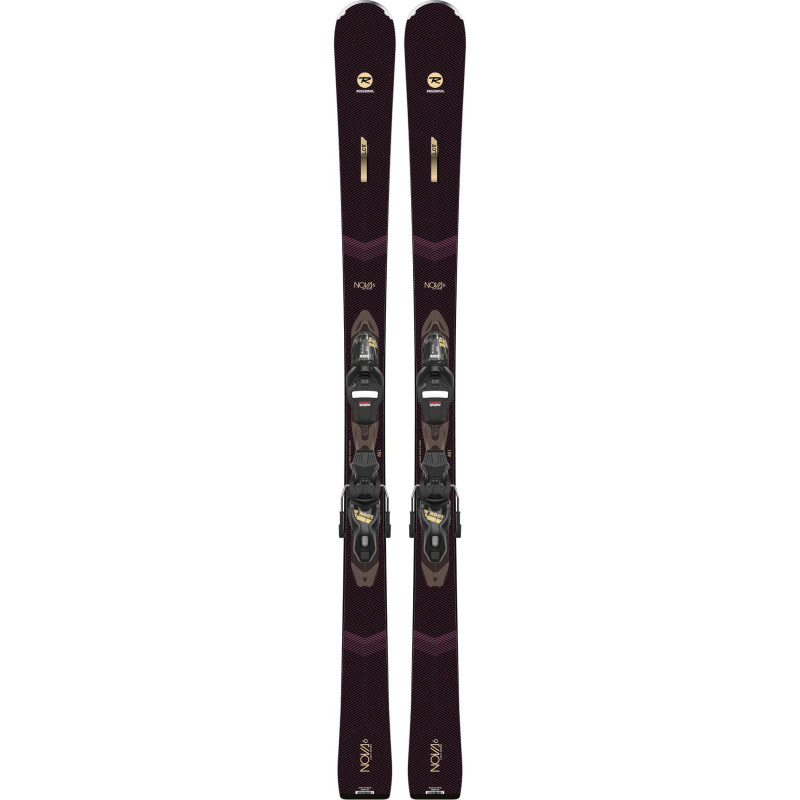 Pack de Ski Rossignol NOVA 6 F + Fixations XP W 11 GW BK/GOLD Noir Femme