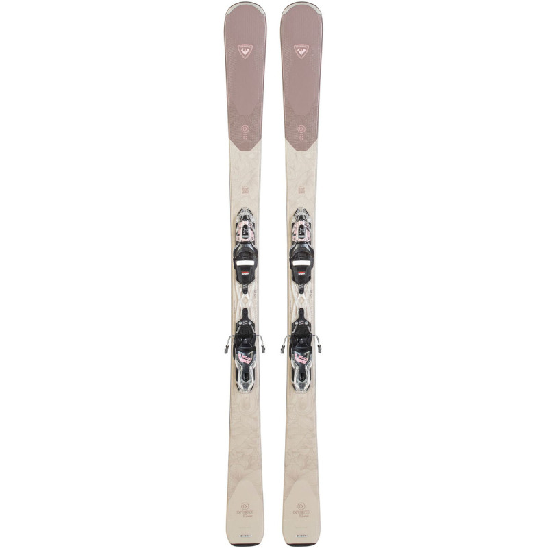 Pack Ski Rossignol Experience W 82 Basalt W + Fixations  XP11 Femme Gris