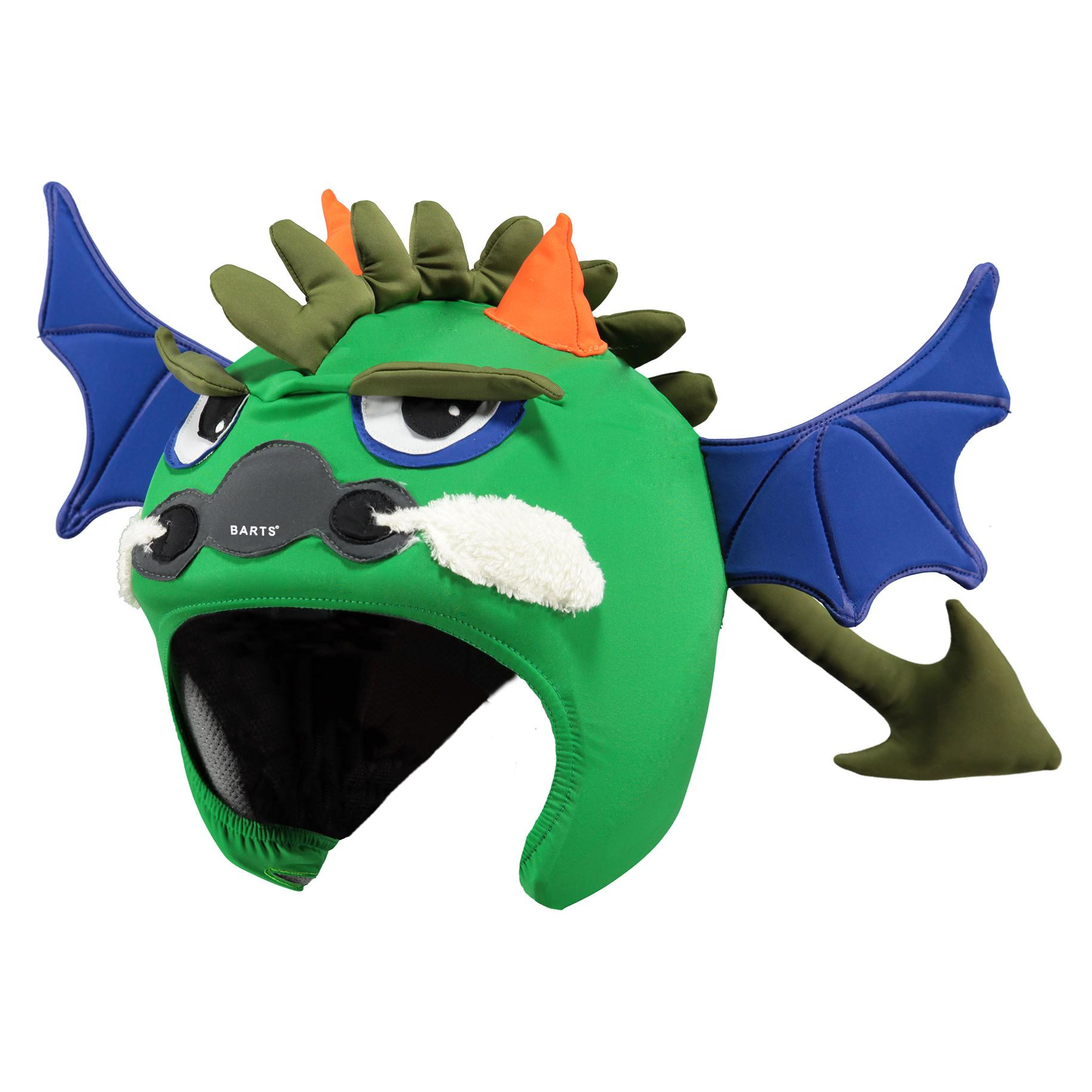 Couvre casque Barts Helmet Cover 3D dragon Enfant Vert - Livraison Gratuite  !