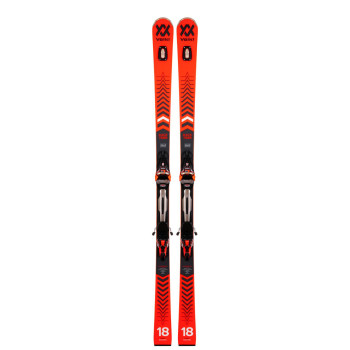Pack de Ski Volkl Racetiger Gs Rmotion + Fixations Rmotion2 16 Gw Orange Homme