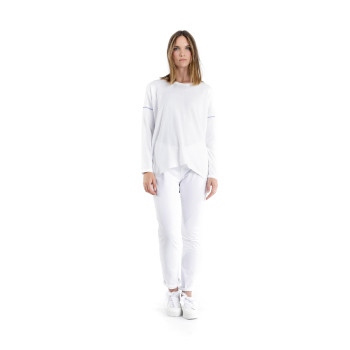 Pantalon Poivre Blanc 2520 White Femme