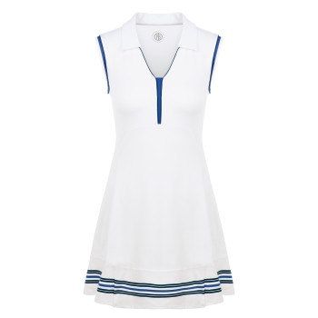 Robe Poivre Blanc 4832 White Oxford Blue Femme