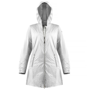 Manteau de Pluie Poivre Blanc Brillant 2307 Glow Grey Femme