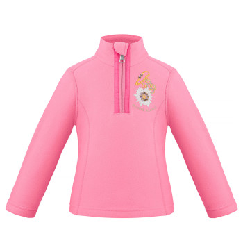 Polaire Micro Fleece Sweater Poivre Blanc 1540 Logo Glory Pink Fille