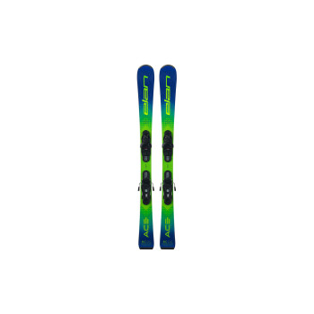 Pack Ski Elan Rc Ace Bleu + Fixations EL 4.5 Garçon