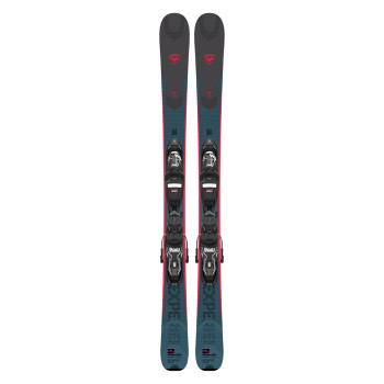 Pack Ski Rossignol Experience Pro + Fixations XP7 Garçon Bleu