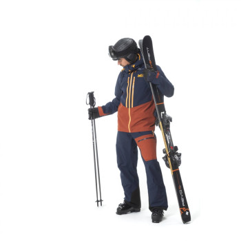 Pantalon de Ski/Snow Millet Meije 3l Removable Bib 3L Saphir Rust Homme