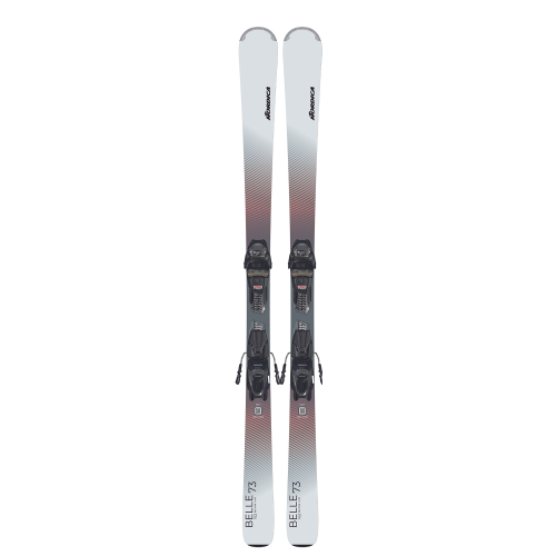 Nordica Belle 73 ski pack + Tp2 comp10 fdt White bindings for women