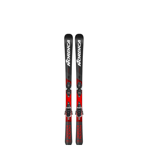 Nordica Dob.combi pro s ski pack + J7.0 fdt Black bindings for boys