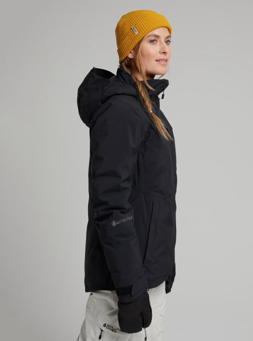 Burton Ak Gore-Tex Flare Down True Black Women's Ski/Snow Jacket
