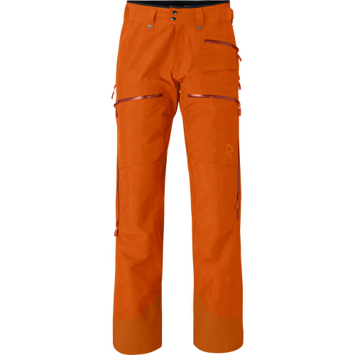 Norrona lofoten Gore-Tex insulated Gold Flame Ski / Snow Pants for Men