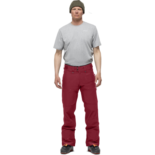 Norrona lofoten Gore-Tex insulated Pants for Men Red