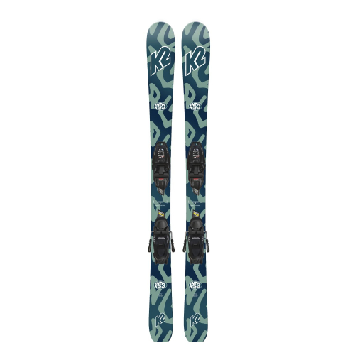 Pack Ski K2 Indy + Fixations Fdt 4.5 Bleu Youth
