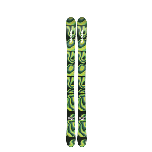 Pack ski k2 omen jr + fixations 4.5 fdt jr vert garçon