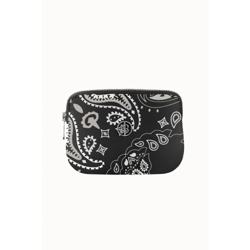 Pochette de ceinture Poivre Blanc Pouci ski pouch Noir Femme