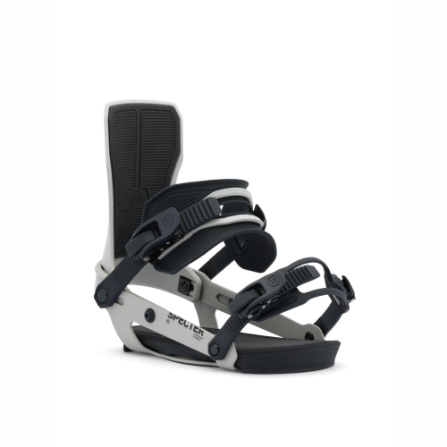 Ride Specter mens dust Grey snowboard bindings for men