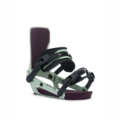 Ride Specter womens sage Vert snowboard bindings for women