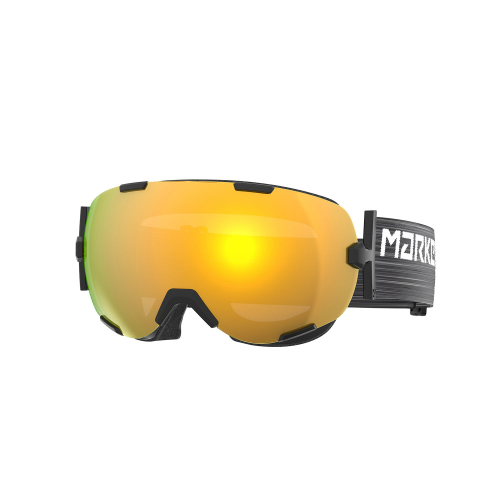 Masque de Ski Marker Projector+ Black W Gold Mirror Cs Cat 1+3 Adulte