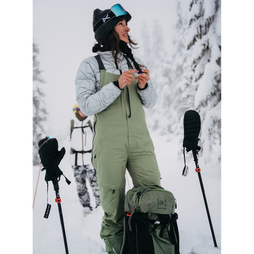 Burton Kimmy Gore-Tex 2L Women's Ski / Snow Dungarees Green