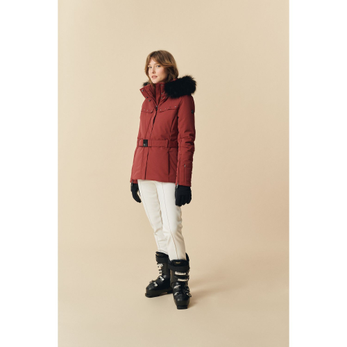 Veste de Ski / Snow Poivre Blanc Stretch Ski 0801 Burgundy Red Femme