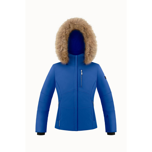 Girls' Ski / Snow Jacket Poivre Blanc Stretch Ski 0802 Acid Blue
