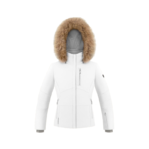 Girls' Ski / Snow Jacket Poivre Blanc Stretch Ski 0802 White