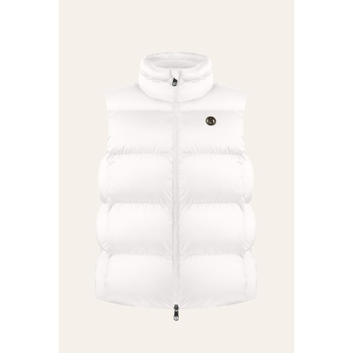 Sleeveless Poivre Blanc Synthetic Down 1205 White Women's Doudoune