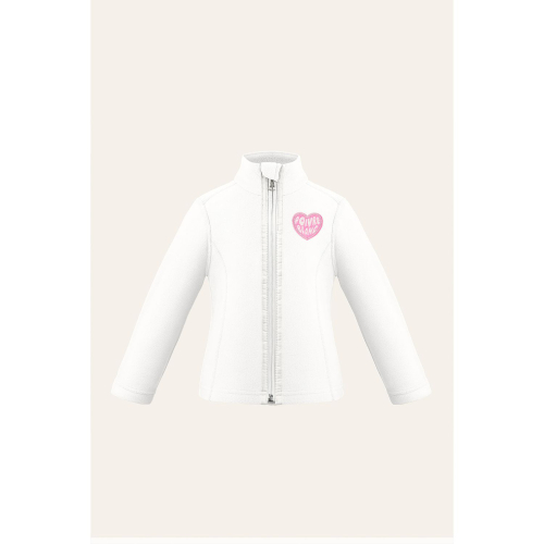 Veste Polaire Poivre Blanc Micro Fleece Jacket 1500 White Fille