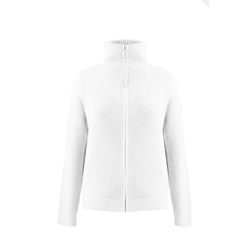 Gilet Poivre Blanc Knit Jacket 3503 White Femme