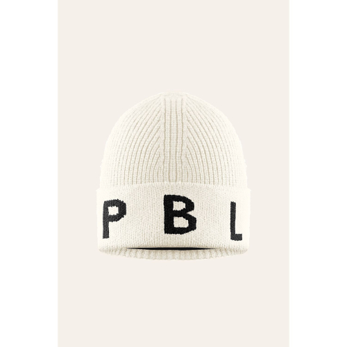 Women's Poivre Blanc Knit Beanie 6180 White