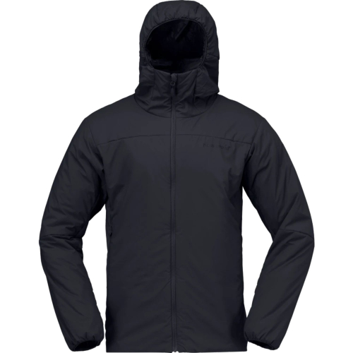 Hiking Jacket Norrona femund thermo60 Zip Hood Caviar Black Homme