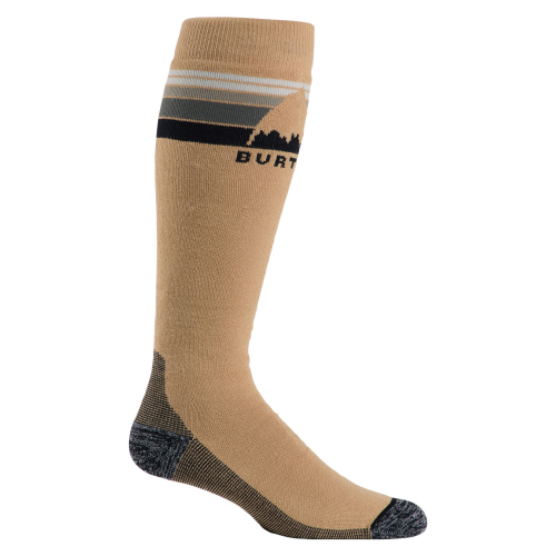Chaussettes de ski/snow Burton Midweight Emblem summit taupe homme