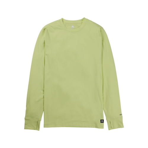 T-shirt Burton midweight base layer crewneck yellow homme