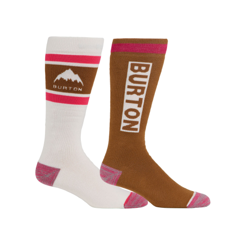 Chaussettes de ski/snow Burton Weekend Midweight (2 Pack) chestnut marron femme