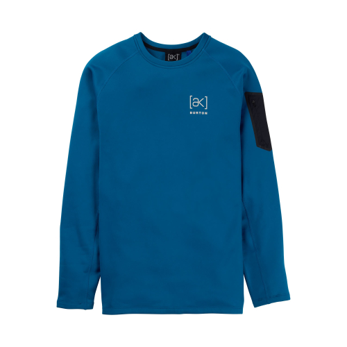 Sweat Burton [ak] baker stretch fleece crew blue teal man