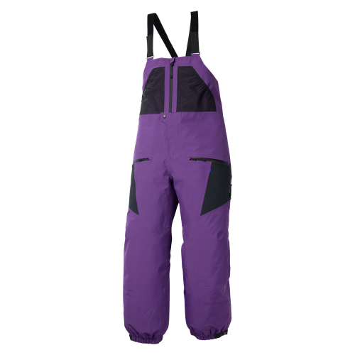 Burton Kids' Outbeam 3L Bib Imperial Purple / True Black Boy's ski / snow pants