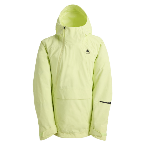Men's Burton Reserve 2L Relaxed Anorak Glow Yellow Green ski / snow jacket
