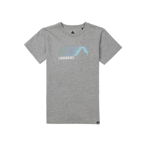 T-shirt Burton kids' elmore short sleeve gray heather boy