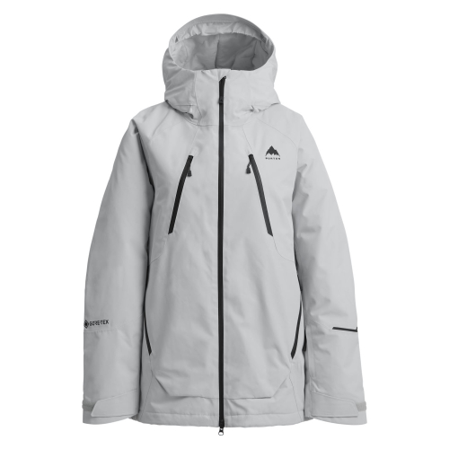 Women's Burton Reserve GORE-TEX 2L Insulated Gray Cloud ski / snow jacket