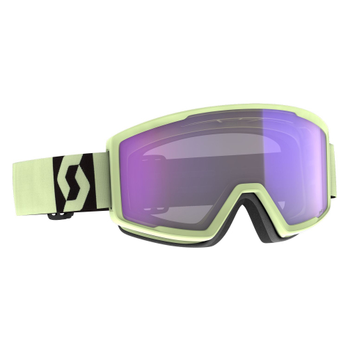 Masque de Ski/Snow Scott Acid Yellow Light Sensitive Bchrome Cat S2-4 Homme