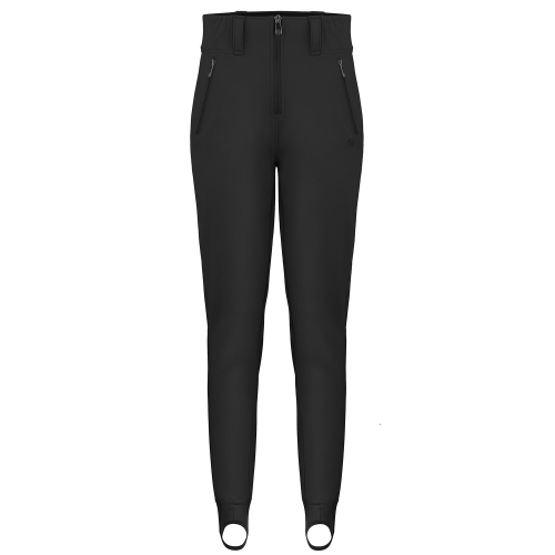 Women's 1123 Black Poivre Blanc Softshell Ski Pants