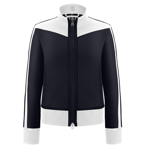 Poivre Blanc 4700 Oxford-Blue-White3 Jacket Women