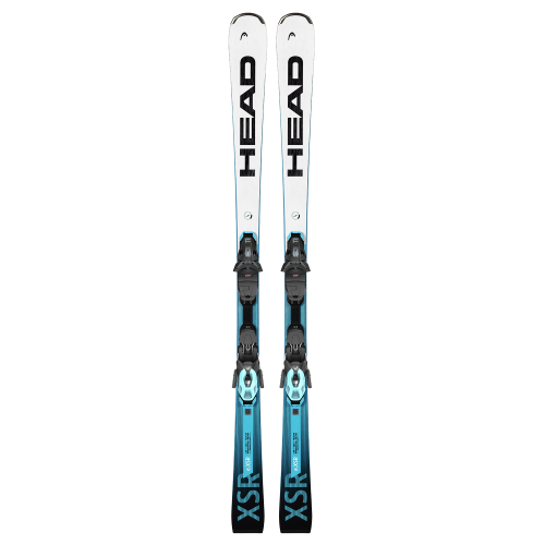 Pack Ski Head Wc Rebels E.Xsr + Fixations Pr 10 Gw Bleu Garçon