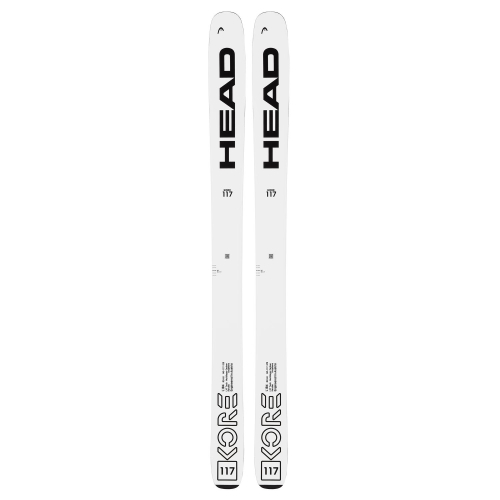 Head Kore 117 White Bindless Skis for Men
