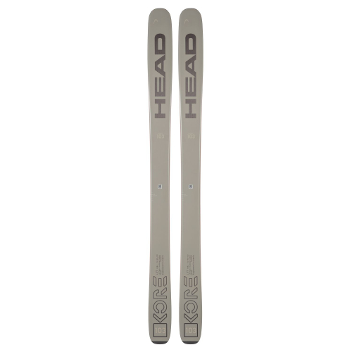 Women's Head Kore 103 W Grey Bindless Skis