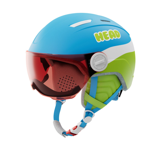 Casque de ski / snow Head Jr visor rental Bleu Garçon