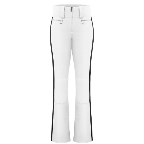 Pantalon de Ski Stretch Poivre Blanc 0822 White Black3 Femme